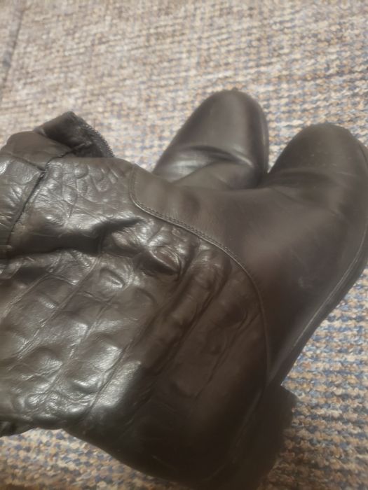 Дамски боти от естествена кожа