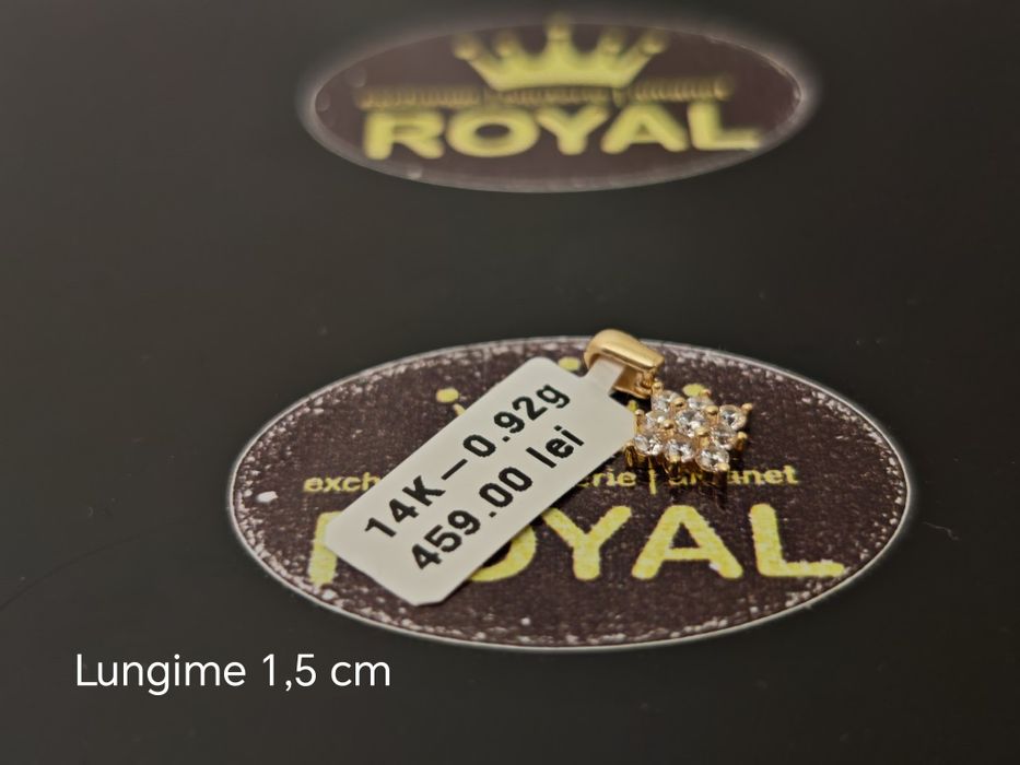 Bijuteria Royal: Pandantiv aur 14k/0.92 gr