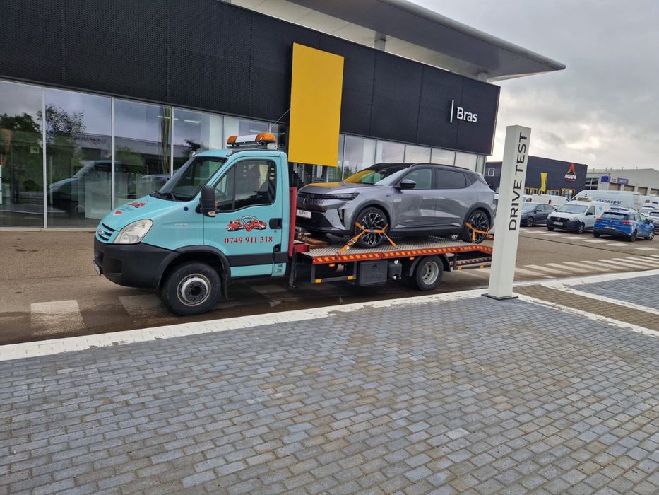 Vand platforma iveco cu macara