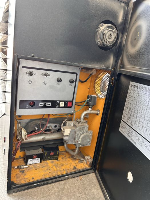 Aeroterma/soba pe gaz industriala 2 ventilatoare