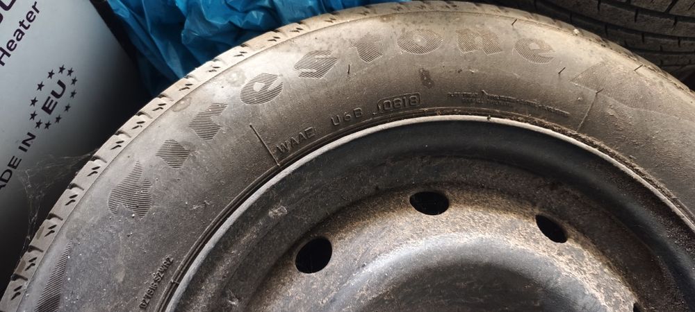 Летни зимни гуми 195/65/15 стоманени джанти 15ки Пежо 4х108