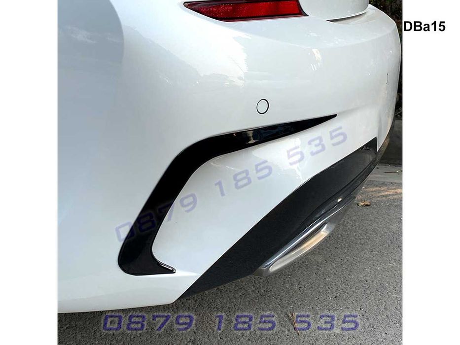 Тунинг лип спойлер задна броня BMW 3 G20 G21 бмв г20 г21 добавка