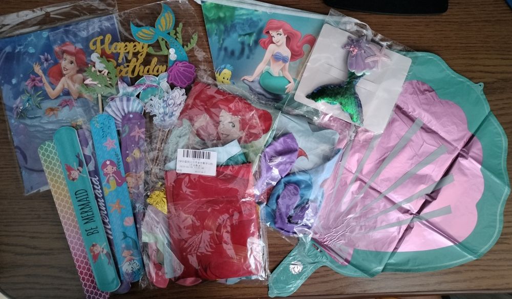 Set petrecere Mica Sirena Ariel