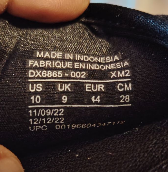 Чехли Nike 44 номер, черни, дължина 28 см