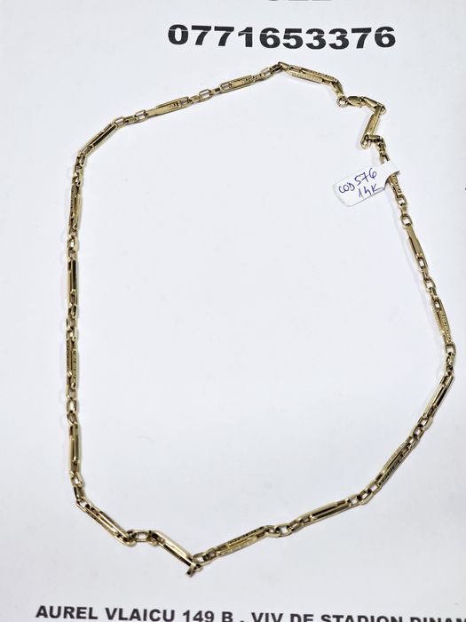 Vand lantic din aur 14 k 9.28 g cod 576