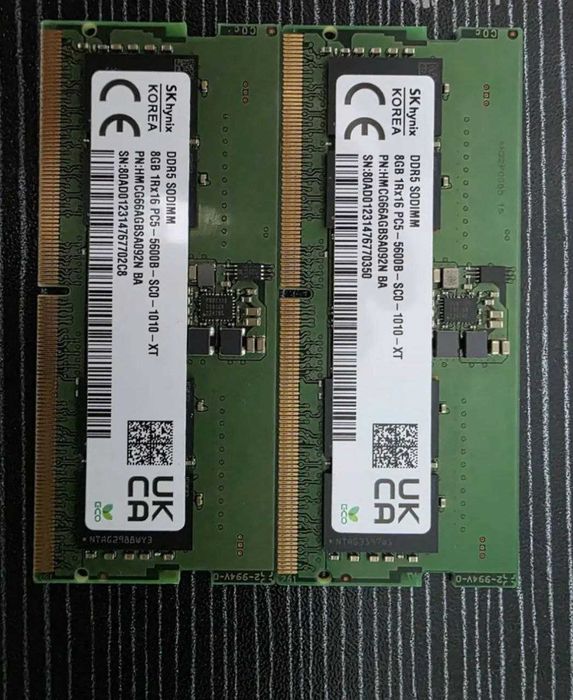 ddr5 2*8ГБ ноутбучная