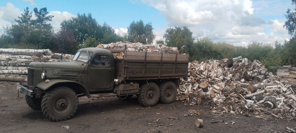 Дрова колотые, обрезки берёза, чурками  ЗИЛ