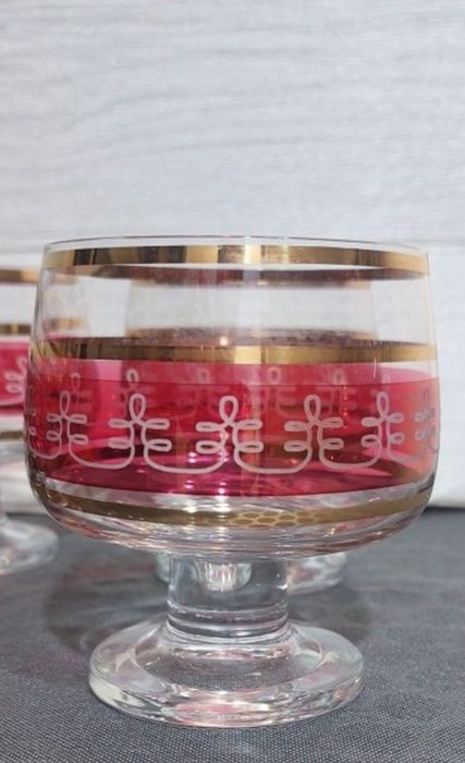 Бокалы набор , Богемия.