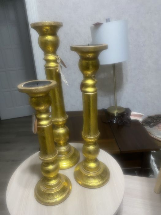 Подсвечники Ashley,бирюзовый Икеа