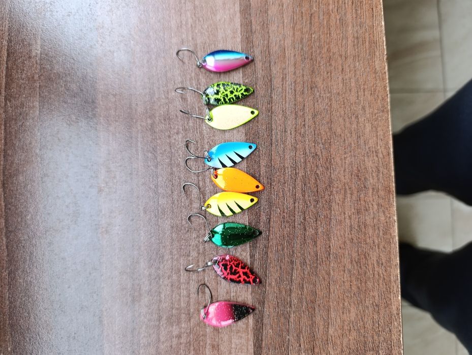 Блесни за риболов на кефал пъстърва