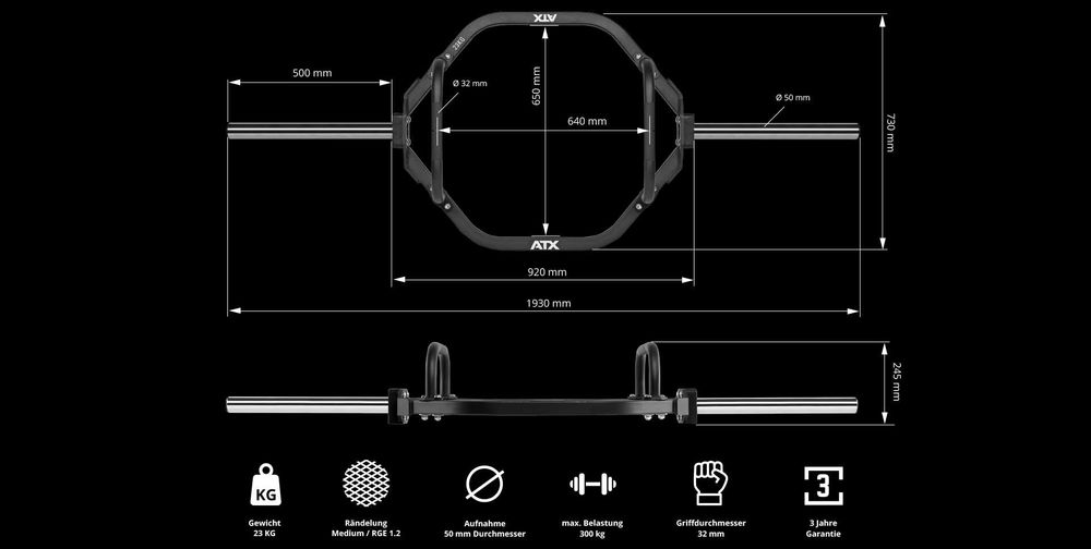 Олимпийски Лост Трап Бар Hex Bar XL - Фитнес Лостове - Щанга