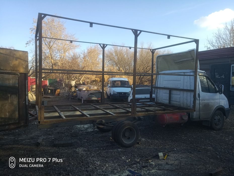 каркас будки на газель