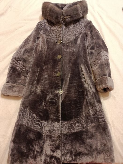 Шуба мутон 44-46 р-р