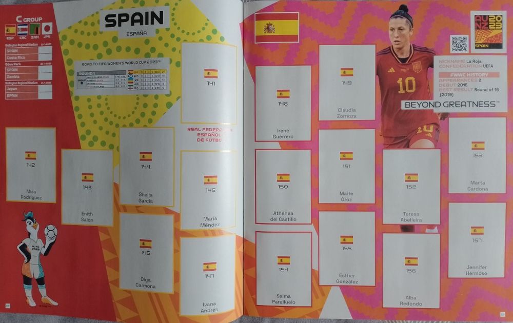 Album gol World Cup Women's 2023 Panini