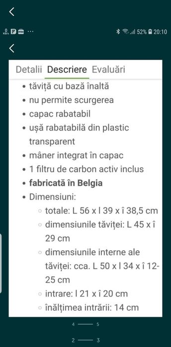 Litieră, usita mobila