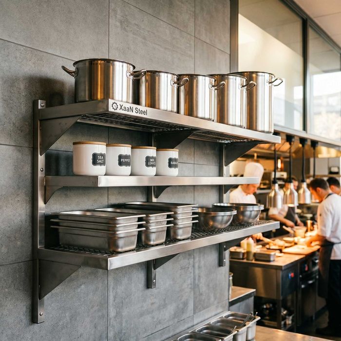 XaaN Steel: Texnik polka nerjaveyka / Профессиональная полка навесная