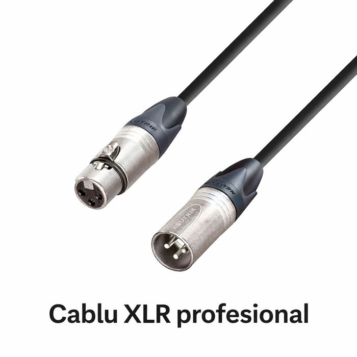 Cabluri audio XLR, JACK, balansate, rca,  făcute manual, profesionale