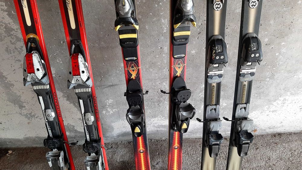 Ски 160см. 190см.