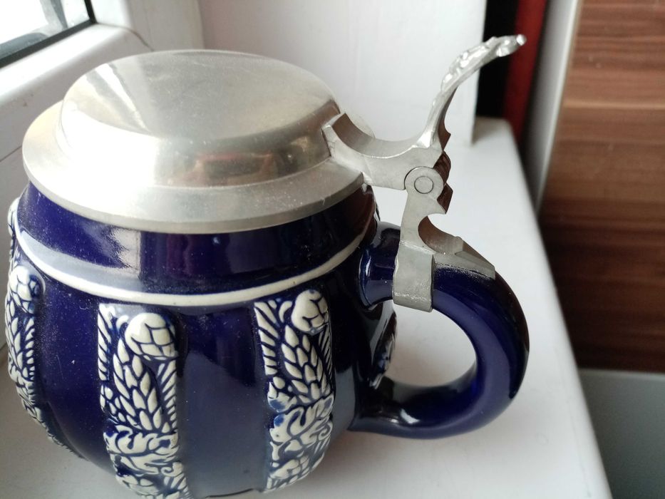 Halbă, cu capac zinc, perfect estetică și funcțională, stantata Merzi