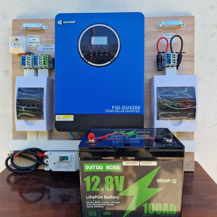 Sistem solar fotovoltaic ieftin  gata montat de 2 sau 4.2 kw