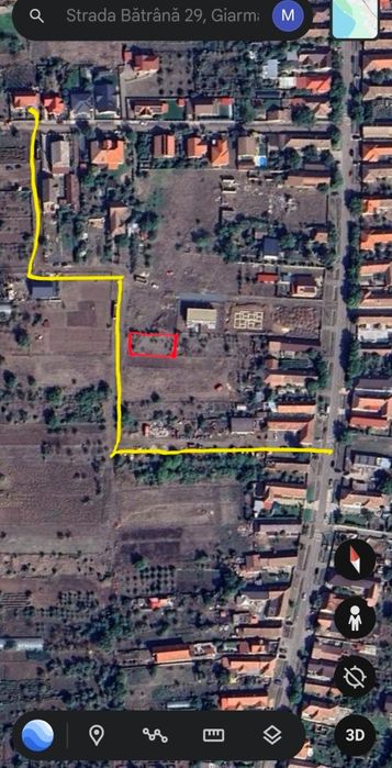 Vând teren intravilan Giarmata Mare, 1000 m2, preț 63000 Eu ușor neg