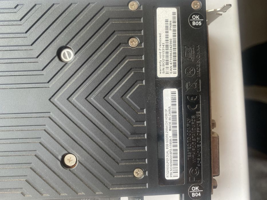 Видеокарта RTX 2060 super dual
