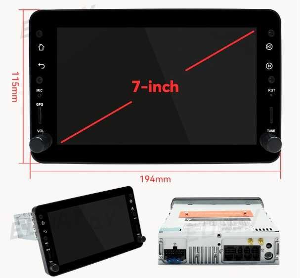 Мултимедия 7" ANDROID 14 CARPLAY за Аlfa Romeo 159 навигация GPS DSP