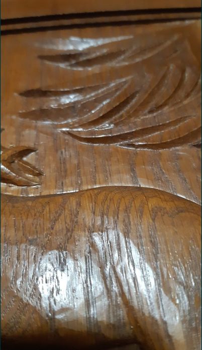 Tablou Sculptat Manual Lemn Masiv ...