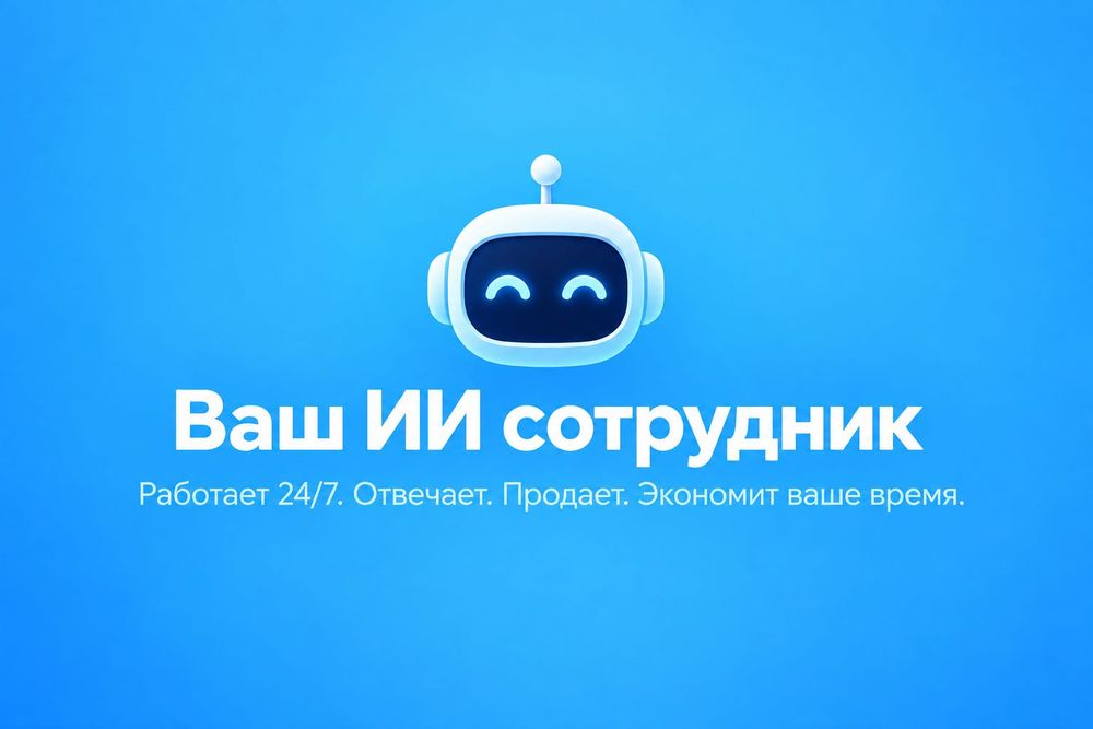 Чат-бот — ИИ-сотрудник, который работает 24/7