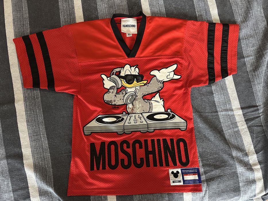 Moschino x H&M Limited Edition Collection DONALD Jersey Top T-Shirt