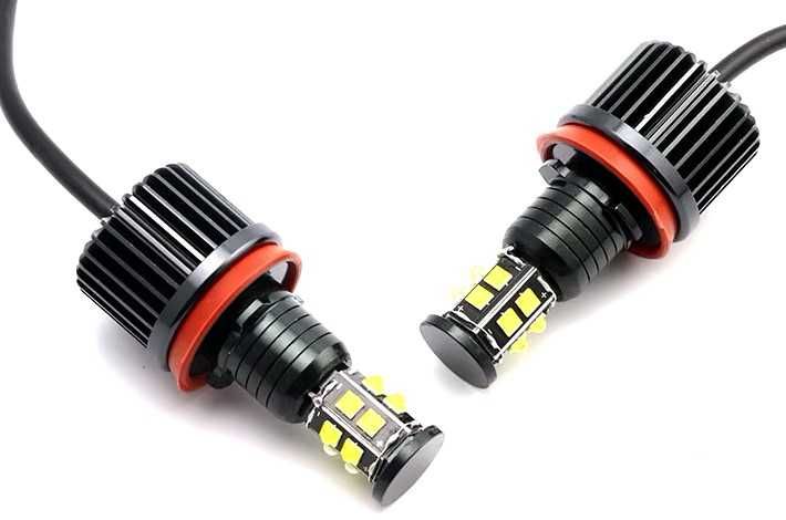 LED Angel Eyes H8 becuri faruri bec BMW E90 E92 E70 E71 E82 1 3 5 X5