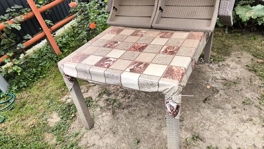 Vand mobilier de gradina din ratan