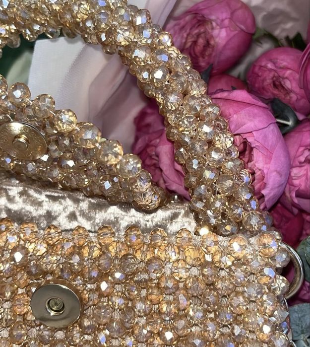 Хрустальная сумка ручной работы