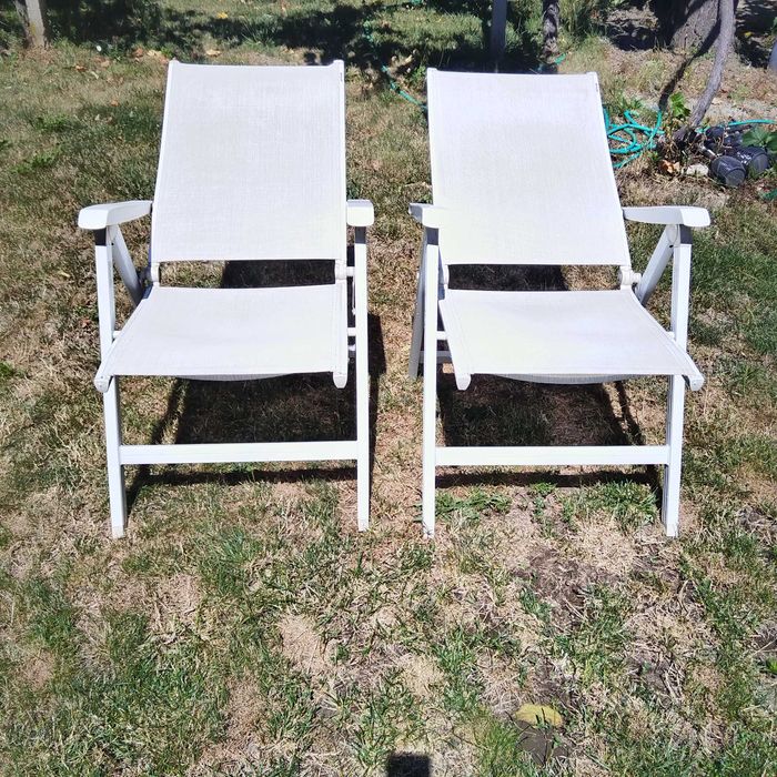 Сгъваеми алуминиеви столове и табуретка