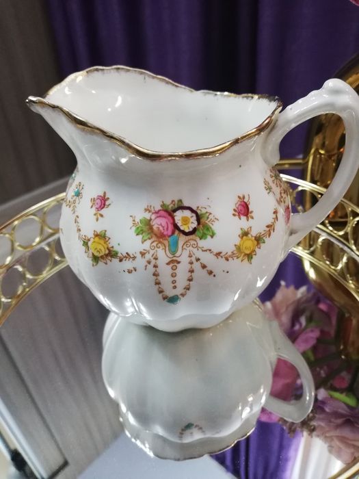 Cana de lapte și bol pt zahar  vintage  St Michael be england