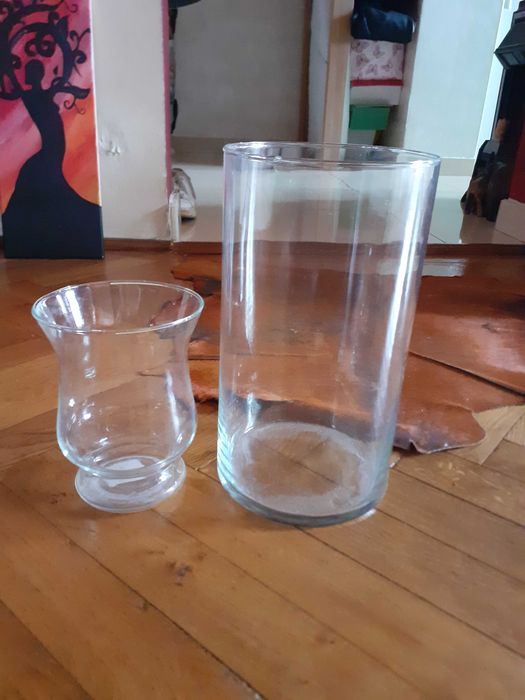 Vaze   de sticla 2 buc.