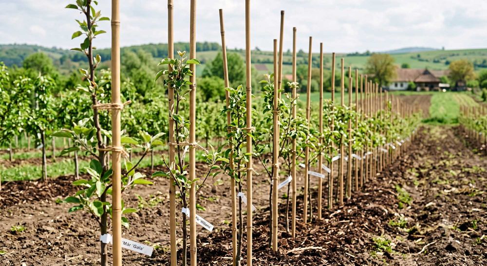 Set 10 Araci Bambus Natural Românesc 2m