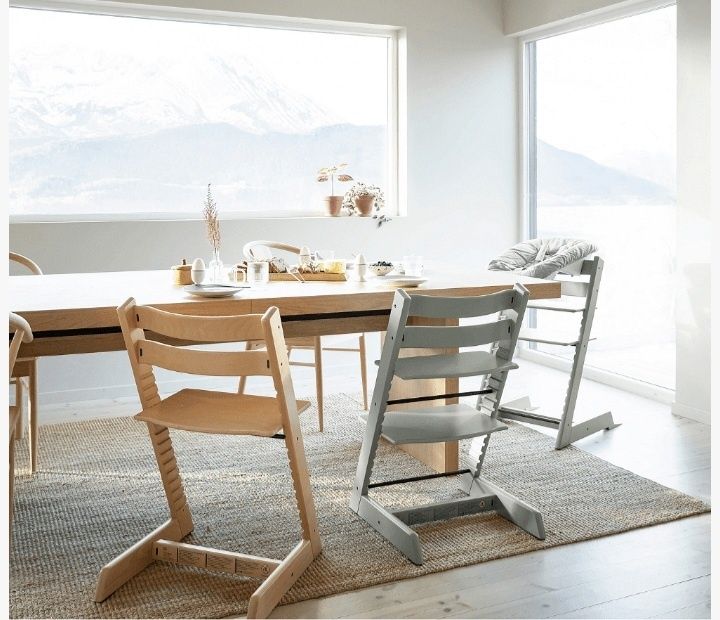 Детски дървен стол за хранене Stokke Tripp Trapp + ПОДАРЪК