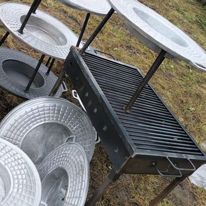 Disc gratar fonta și aluminiu