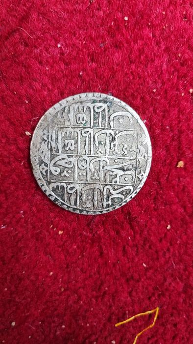 Monedă argint Imperiul Otoman Mehmed V 1327 (1910s) 30g - tughra