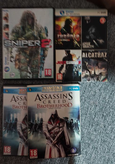 PC CD /DVD 4 buc. Assassin si Sniper
