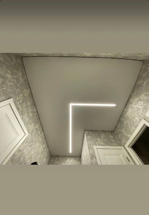 Натяжные потолки под ключ