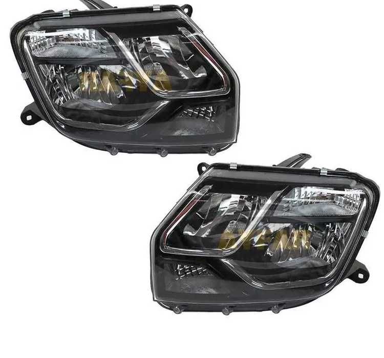 Фар Фарове Дачия Дъстър / Dacia Duster 2013-2018 , Черни, Ръчно рег.