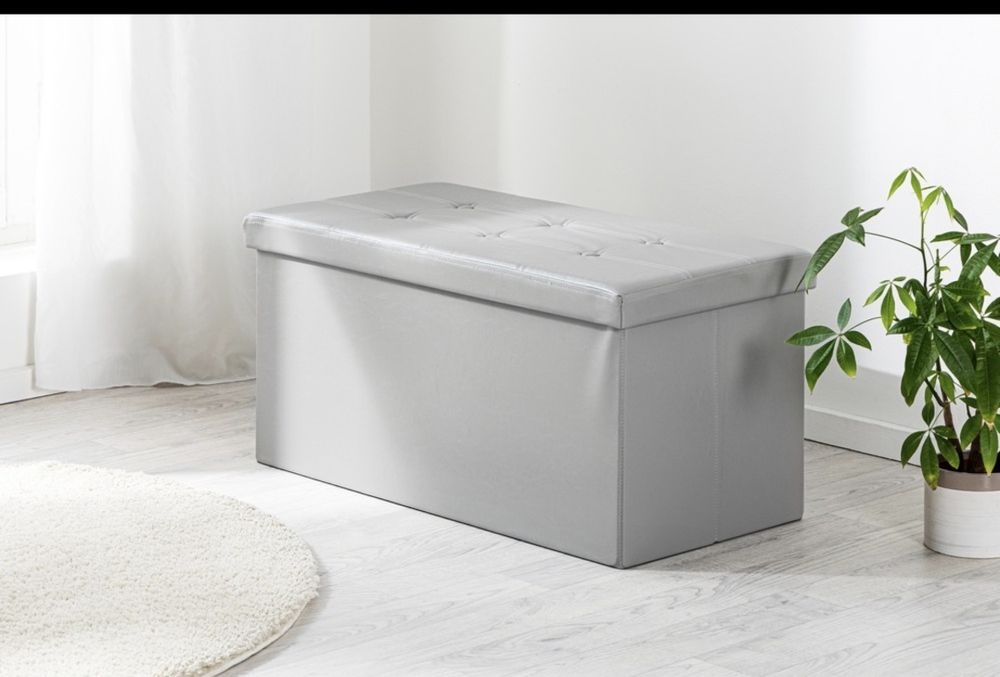 Bancă de depozitare pliabilă și căptușit