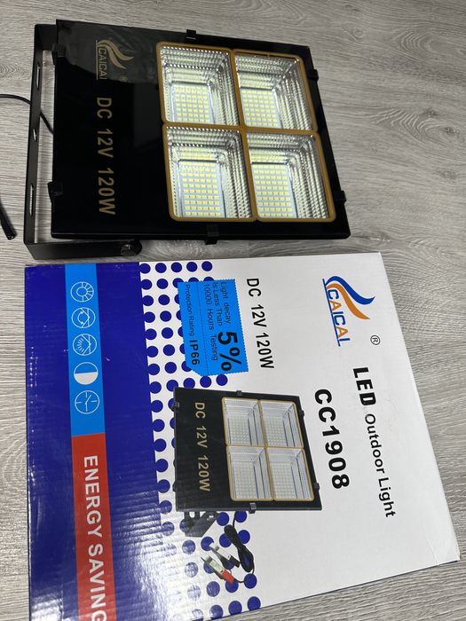 Proiector LED SMD Alb Rece IP66 120W Clesti Auto 12V Pescuit Camping