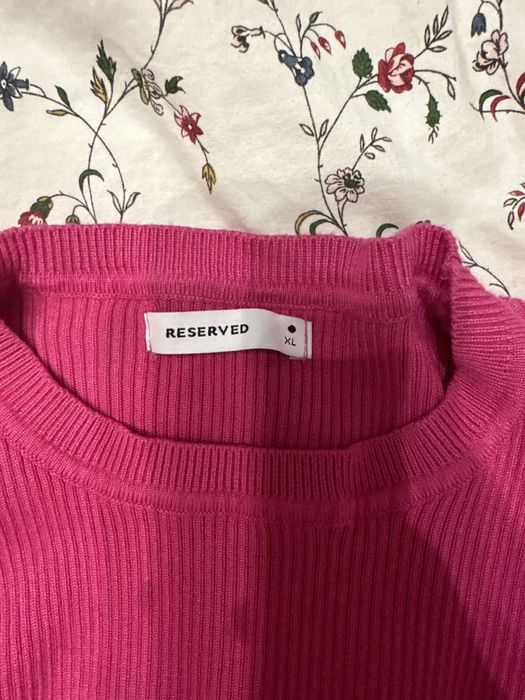 Pulover tricotat Reserved, XL, roz