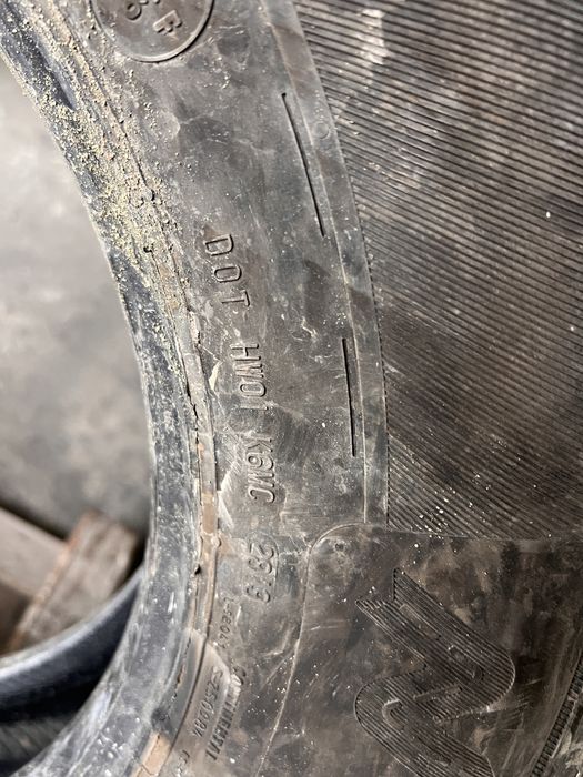 2 anvelope trailer/camion 245/70/17.5 , Continental , 8.5-9.5 mm