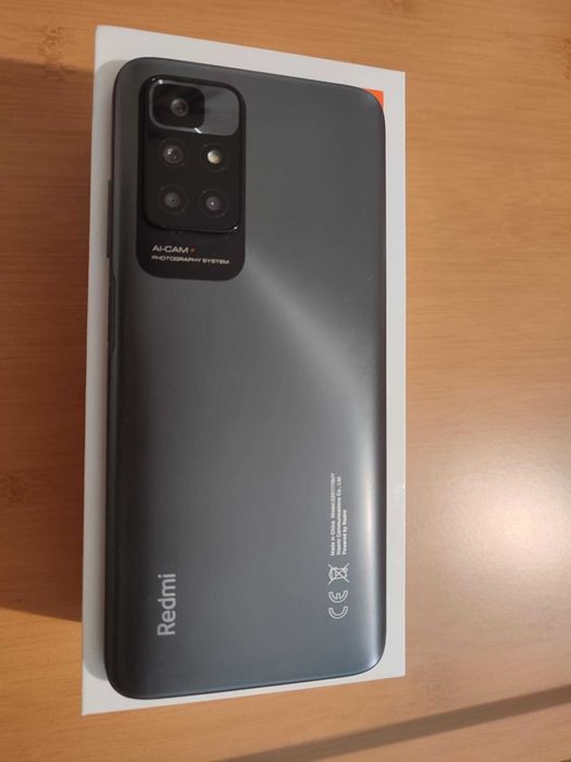 НОВ мобилен телефон Redmi 10 128 GB 6GB цвят графит