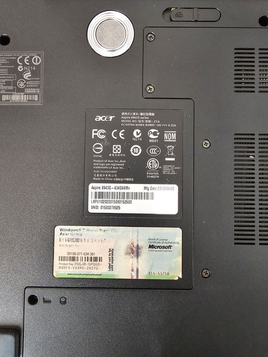 Acer Aspire 8943G