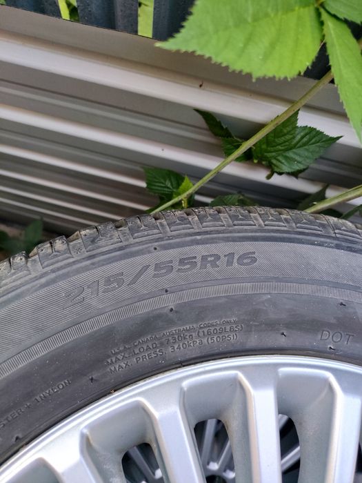 Jante cu cauciucuri 215/55r16